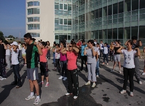 Culmina “Semana de la Salud 2012” con sesión masiva de activación física 