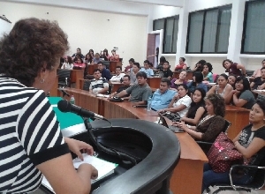 Nuria Arranz en el Seminario de Derechos Humanos