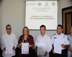 UQROO y Municipio de Solidaridad signan convenio de colaboración