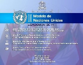 Estudiantes organizan el II Modelo de Naciones Unidas UQROOMUN 2014 