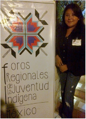 Estudiante de la UQROO en foro juvenil indígena