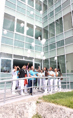 “Homenaje a las heroicas enfermeras del Hospital Materno Infantil de Cuajimalpa, en la DCS UQRoo”.