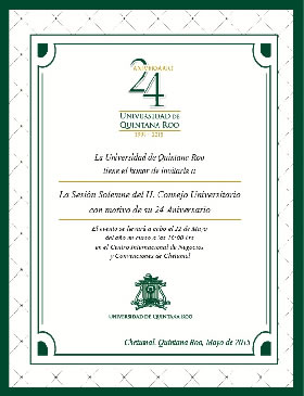 La Universidad de Quintana Roo cumplirá XXIV años de existencia 