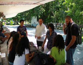 El Mtro. Ángel Ezequiel Rivero Palomo, rector de la Universidad de Quintana Roo dio la bienvenida a los estudiantes al ciclo escolar Otoño 2015
