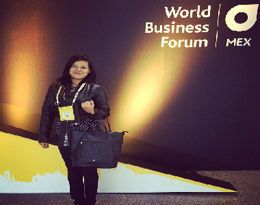 Participan alumnas de la UQRoo en el World Business Forum 2015