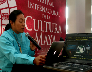 Hilario Chi en el Festival Internacional de la Cultura Maya (FICMaya) 2015