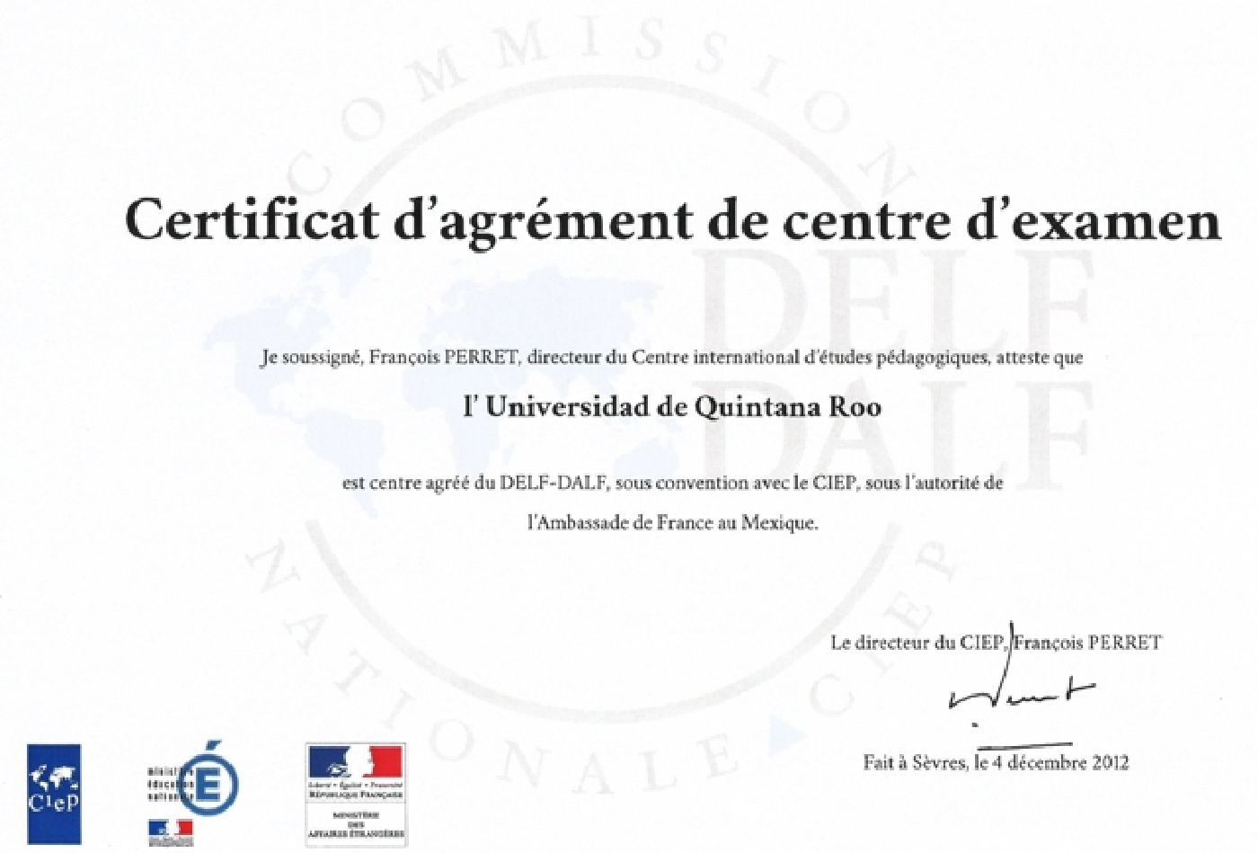 Presentan alumnos del Colegio Latino examen  de certificación en Francés en la UQRoo