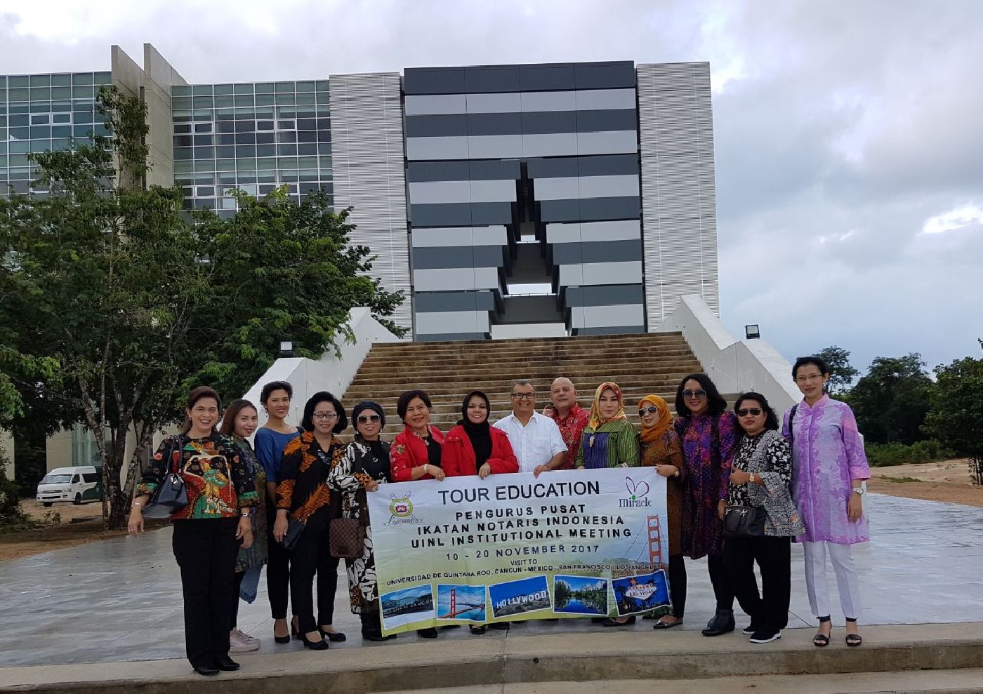 Notarios de Indonesia visitan la Universidad de Quintana Roo Unidad Académica Cancún