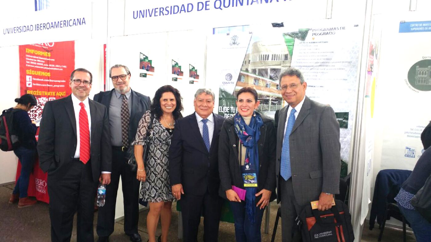 La Universidad de Quintana Roo participó en las  Ferias de Posgrados de Calidad 2017 del CONACYT