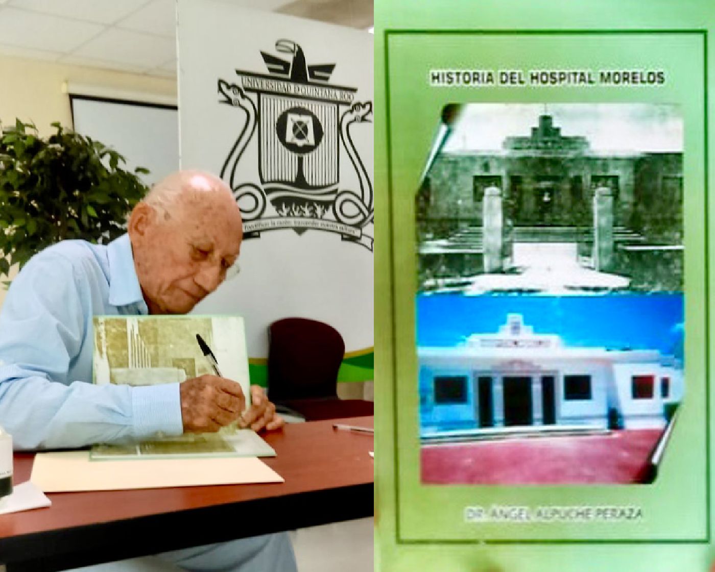 Presentan en la DCS de la UQRoo el  libro “Historia del Hospital Morelos”