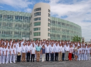 Inauguración del edificio de la División de Ciencias de la Salud de la UQROO