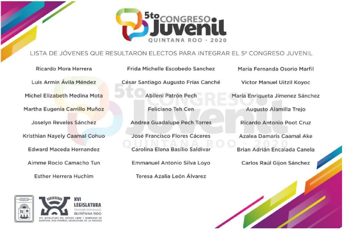 Alumnos de UQRoo participaron en el Quinto  Congreso Juvenil del Estado de Quintana Roo
