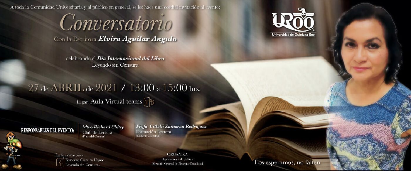 Los libros son la materialización de las  palabras y las ideas: Elvira Aguilar Angulo