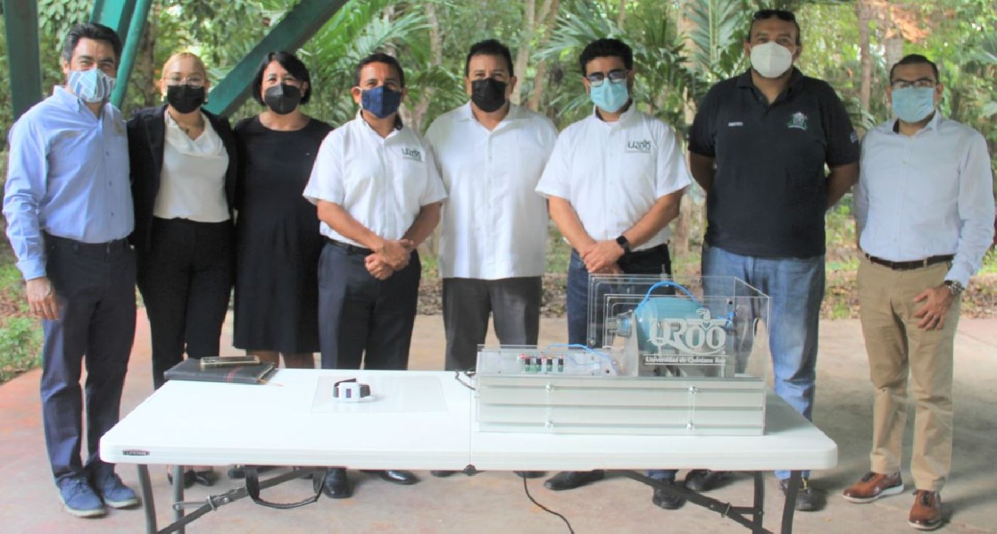 Entregan investigadores de UQRoo prototipo de ventilador mecánico para emergencias médicas