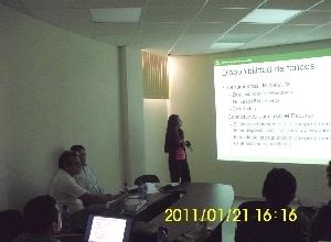 Primera reunión de capacitación del proceso de gestión y recursos 2011  