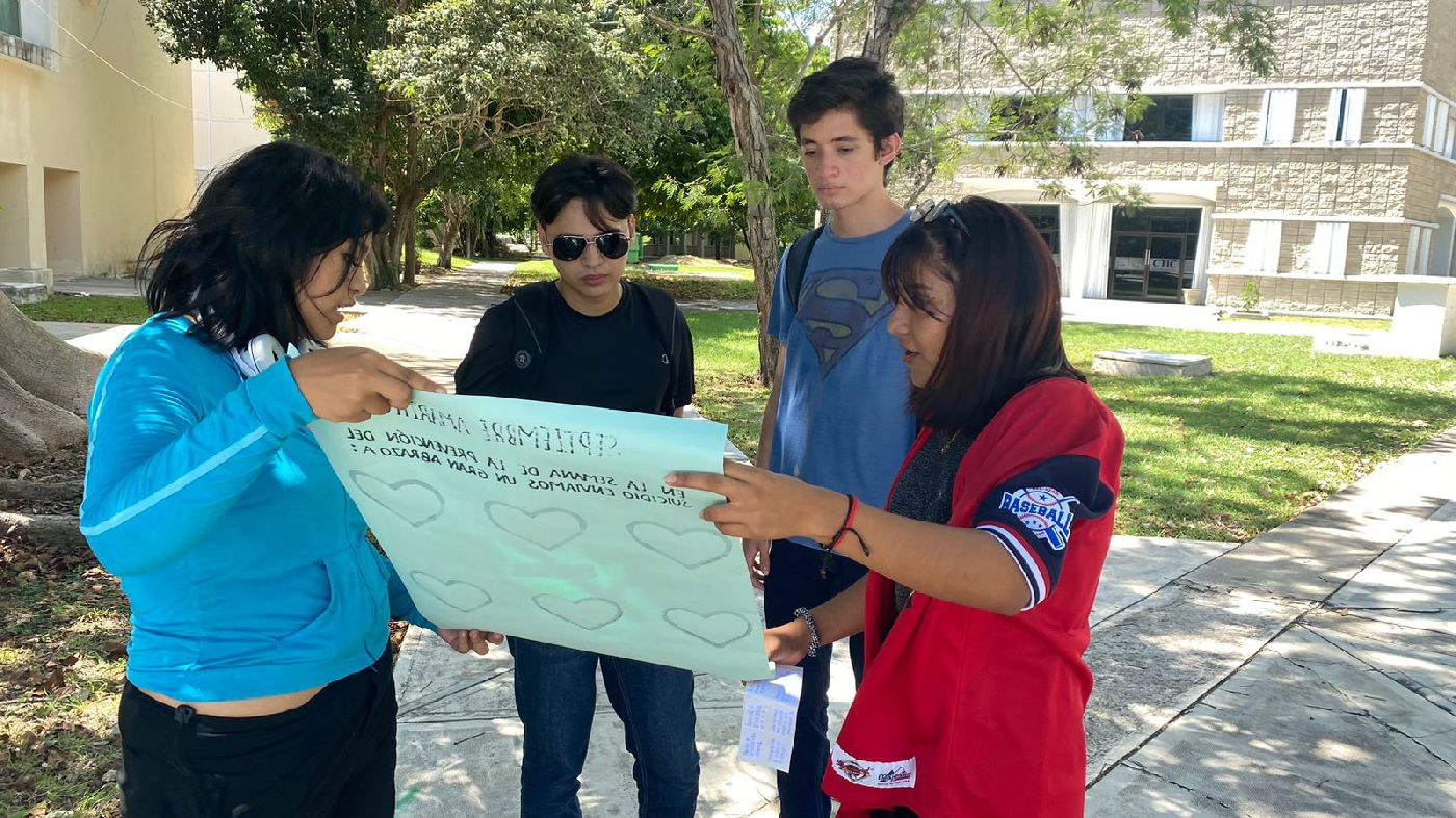Se involucran las y los estudiantes de la UQRoo en la prevención del suicidio