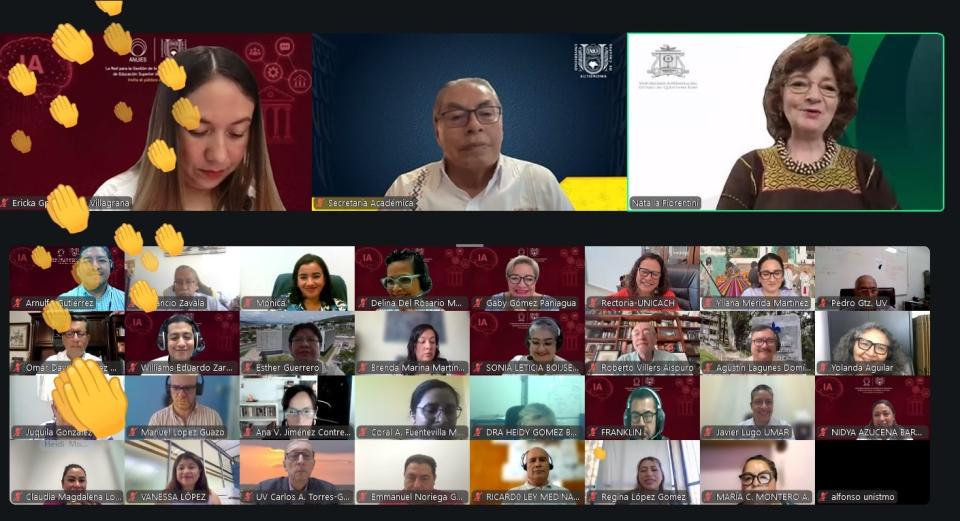 Realizan foro virtual “Buenas prácticas en la aplicación de la Inteligencia Artificial para la Mejora de Procesos Institucionales” - galería 2