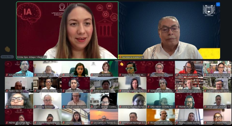 Realizan foro virtual “Buenas prácticas en la aplicación de la Inteligencia Artificial para la Mejora de Procesos Institucionales” - galería 3