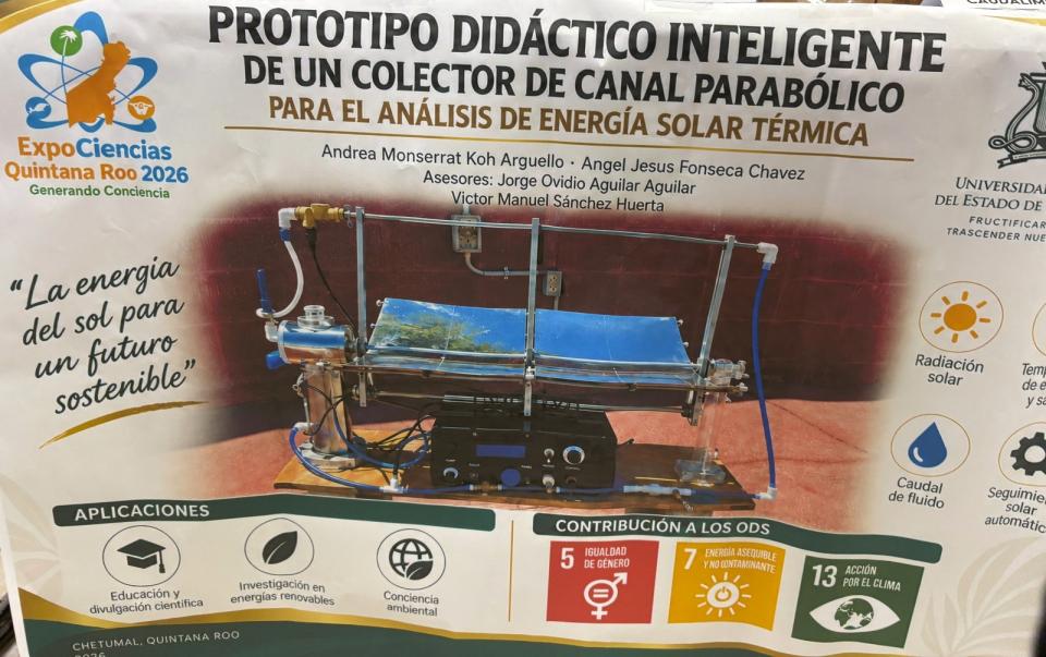 Estudiantes de la UQRoo obtienen primer lugar en ExpoCiencias Quintana Roo 2026 y avanzan a la etapa nacional - galería 2