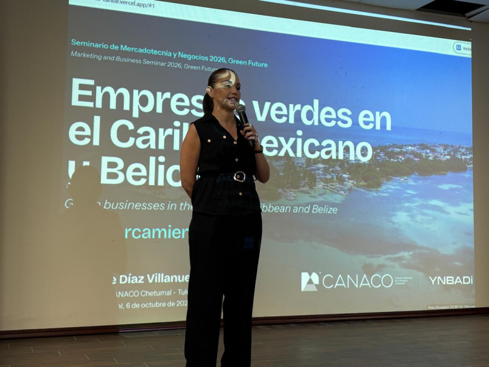 Invitan al alumnado de UQRoo y de la Universidad de Belice a desarrollar empresas verdes