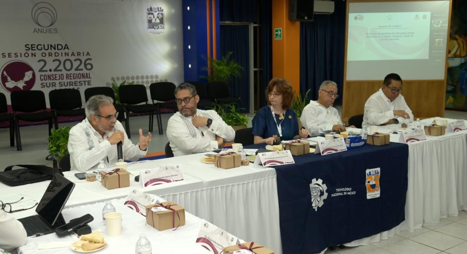 UQRoo fortalece colaboración regional durante la Segunda Sesión Ordinaria del Consejo Regional Sur-Sureste de la ANUIES - galería 3
