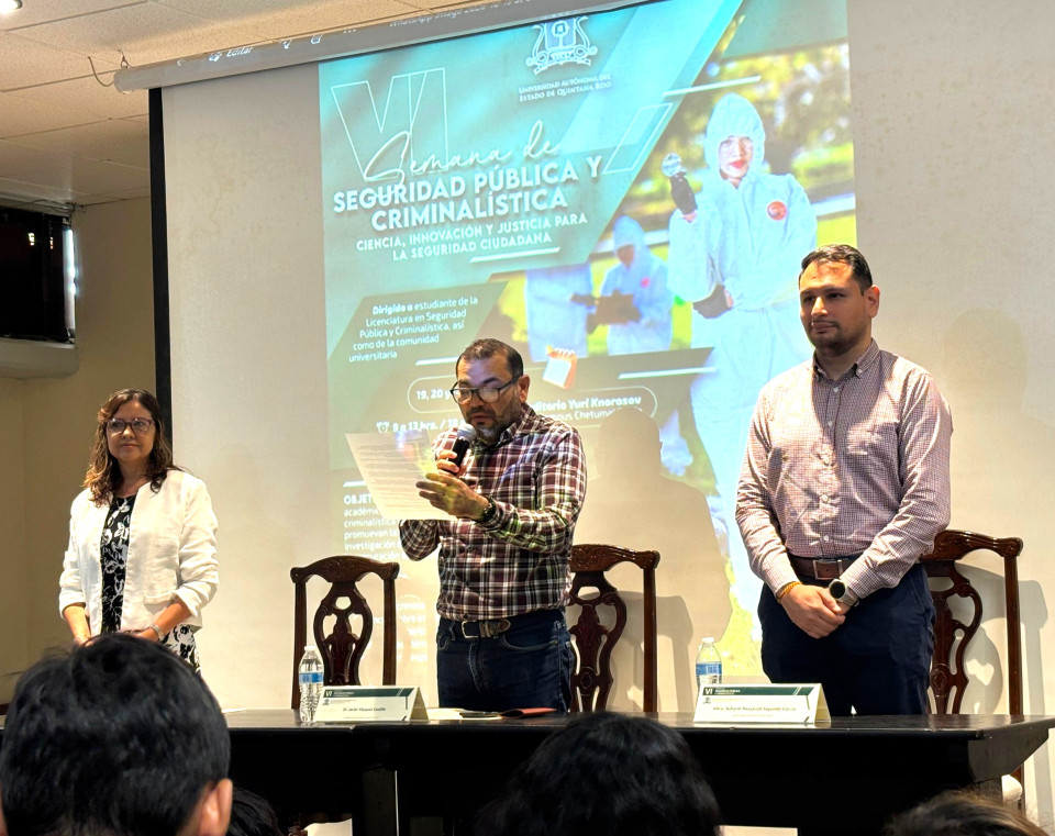 UQRoo realiza la VI Semana de la Seguridad Pública y Criminalística