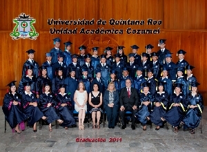 Celebra Graduación 2011, UA Cozumel 