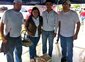 COLEST y Binestar estudiantil, donan 10 despensas  a Cáritas, Quintana Roo